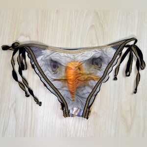 Agua Bendita Bald Eagle Print Bikini Bottom